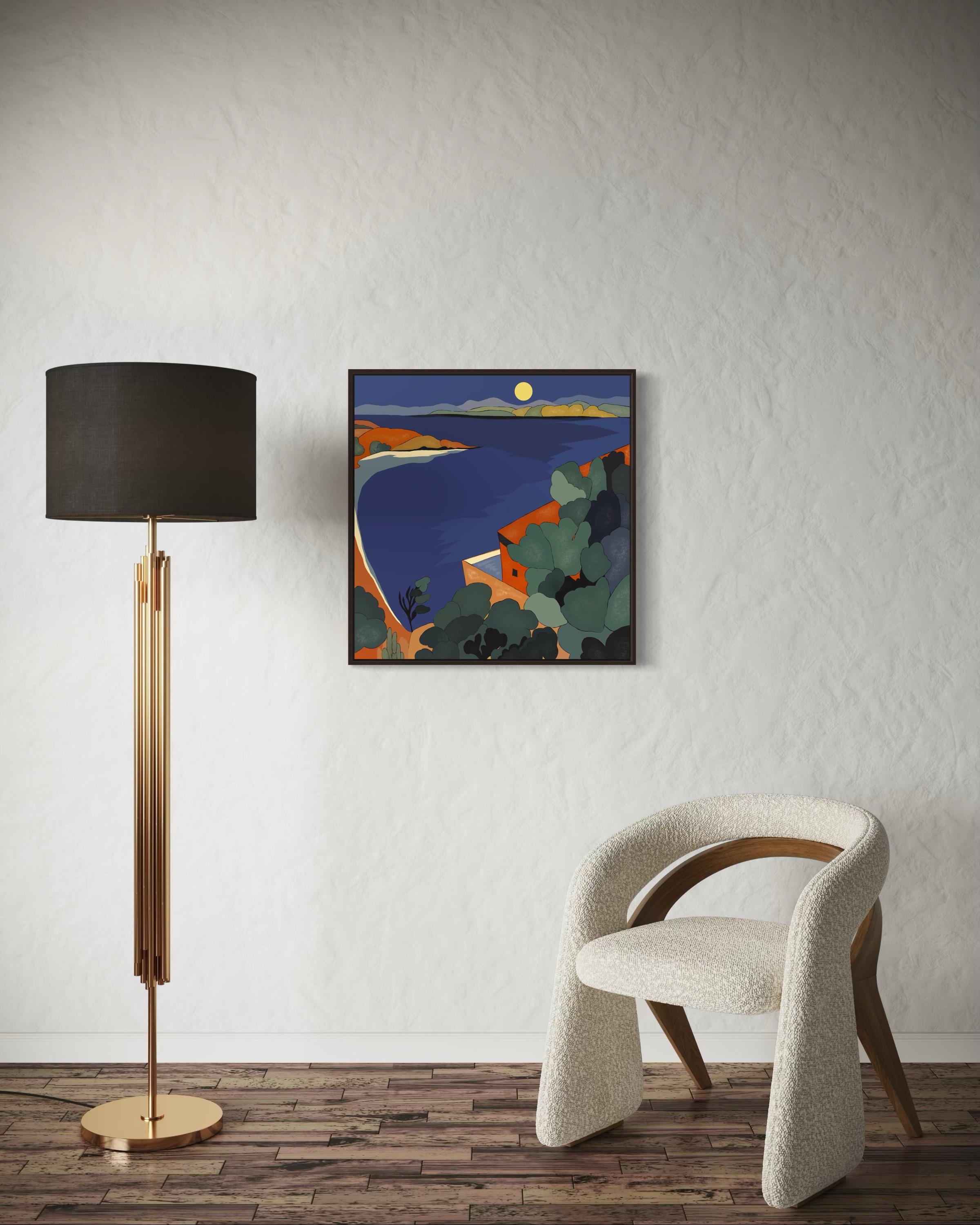 Seascape , 70x70cm, print on canvas.Edition 20 pcs. For Sale 3