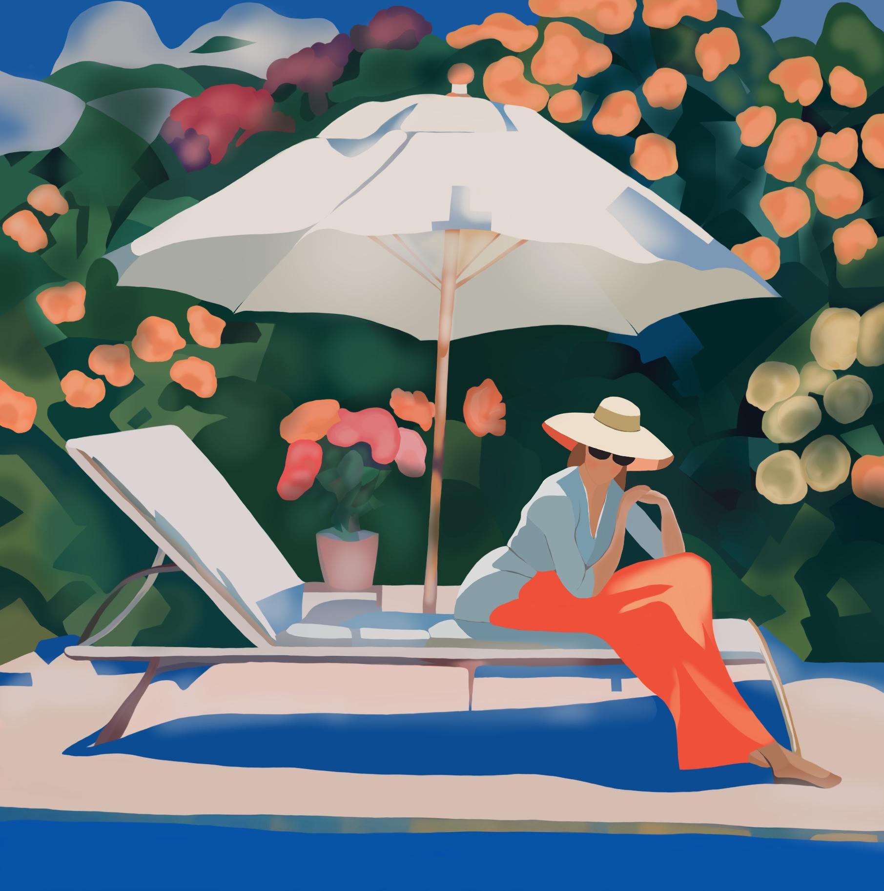 Summer time , 70x70cm, print on canvas.Edition 20 pcs.