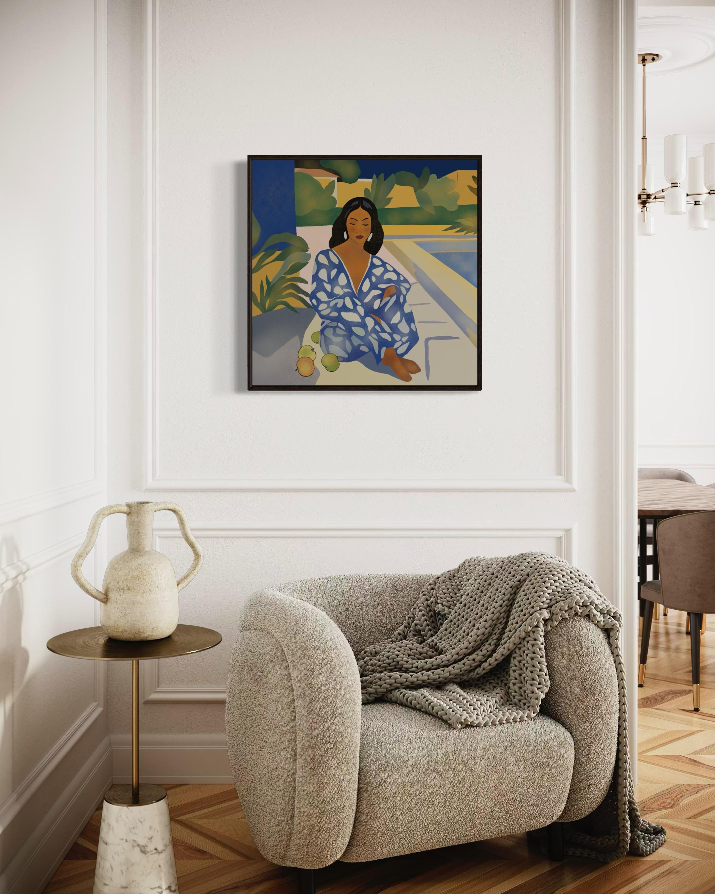 Temps d'été, 70x70cm, impression sur toile, édition 20 pièces. en vente 3