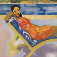 Tempo d'estate , 70x70cm, stampa su tela. Edizione 20 pezzi.