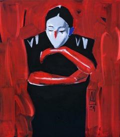 Look at me, 80x70cm, oil on canvas