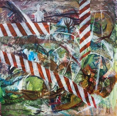 Internal borders, 150x150cm, oil, acrylic, canvas