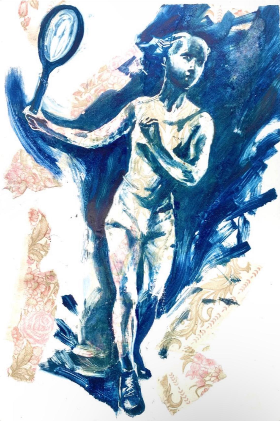 Young Tanist, 30x20cm, monotype/paper