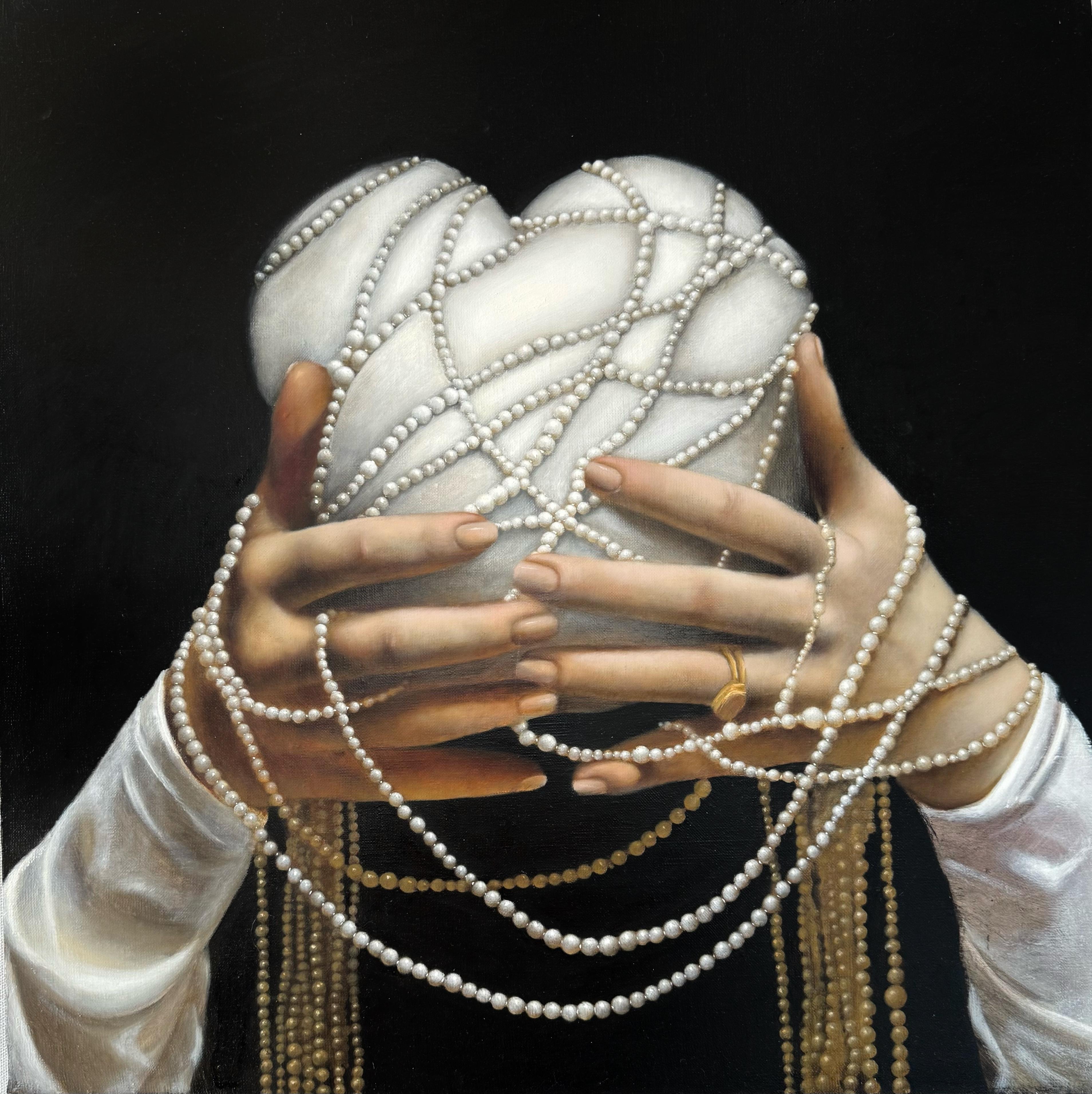 Love, 60x60cm, oil on canvas - Art by Arina Korzhikova