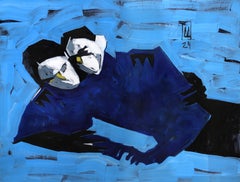 Titiritero y marioneta;La segunda historia, 120x90cm, óleo sobre lienzo