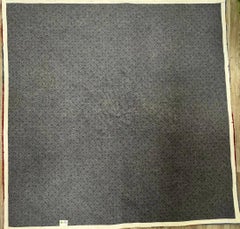 Wall carpet, On horseback. 150x150cm, wool