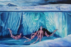 Tiefe, 100x150cm, Acryl auf Leinwand