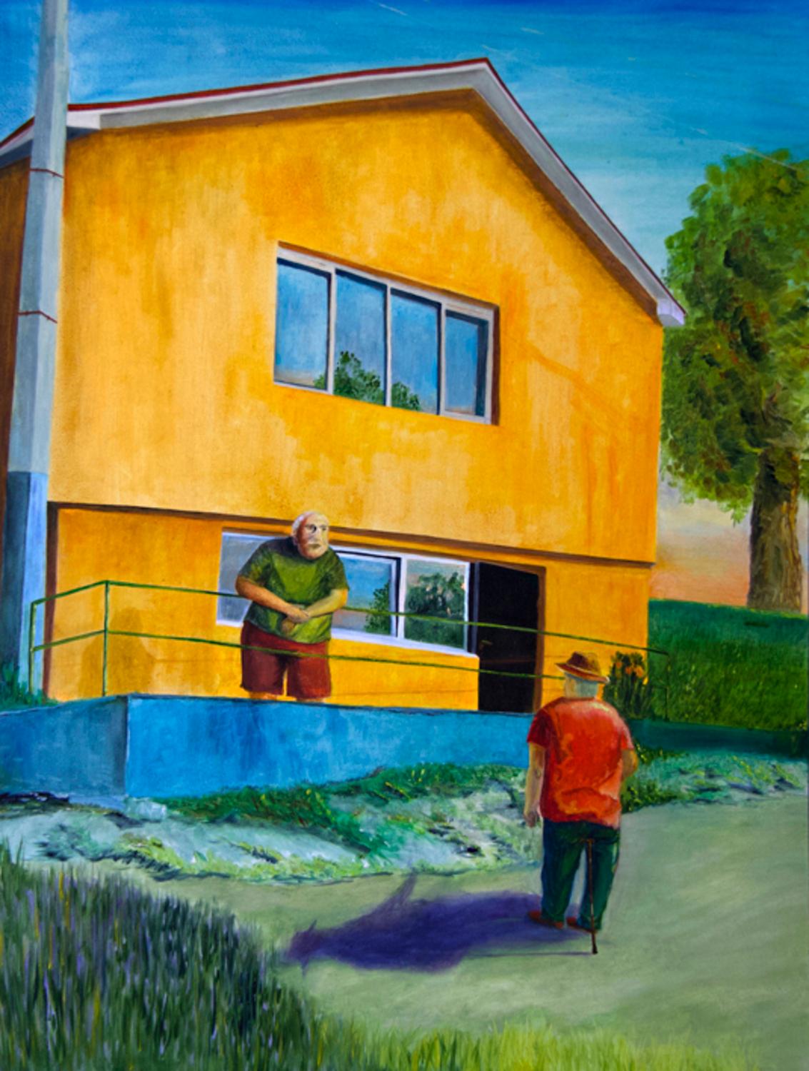 Lana Bergh Landscape Painting - N105, 80x60cm, oil on canvas