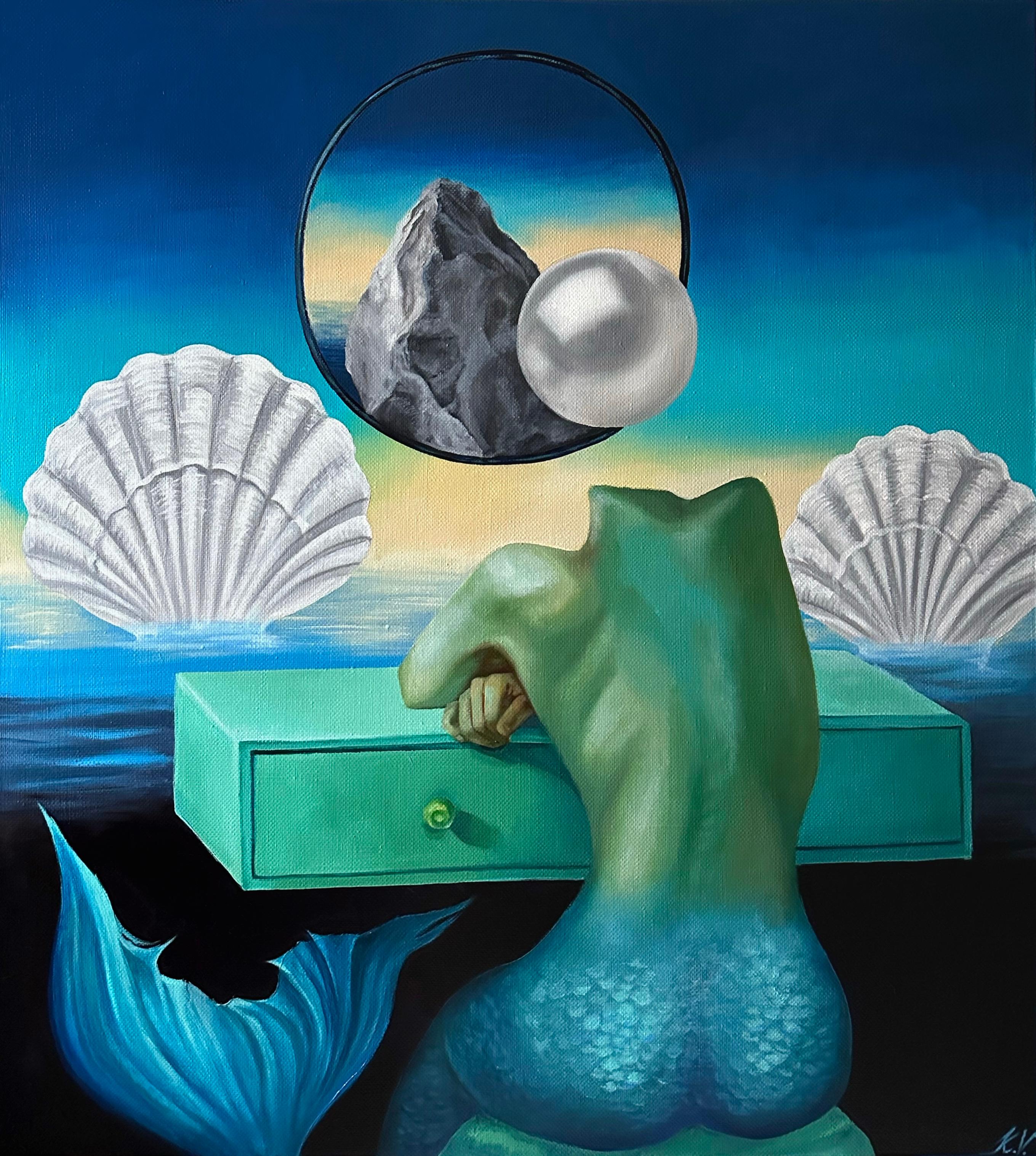 Distorted perception, 100x90cm, oil on canvas