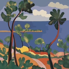 Paisaje marino , 70x70cm, impresión sobre lienzo.Edición 20 uds.