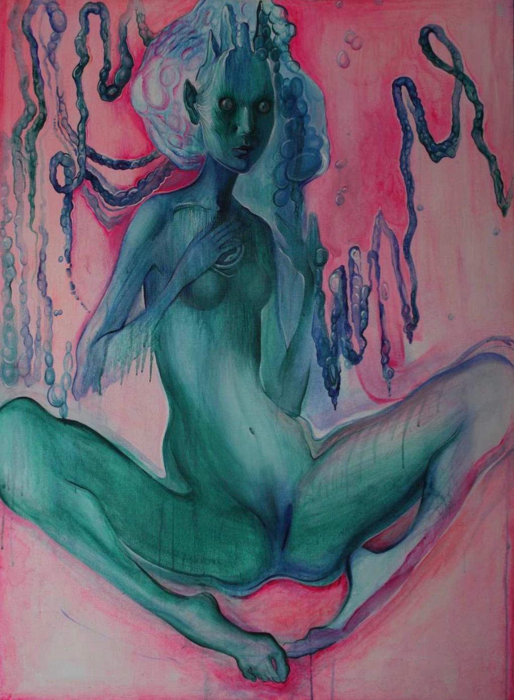 Series "Succubi", 110x80 Acrylic on canvas