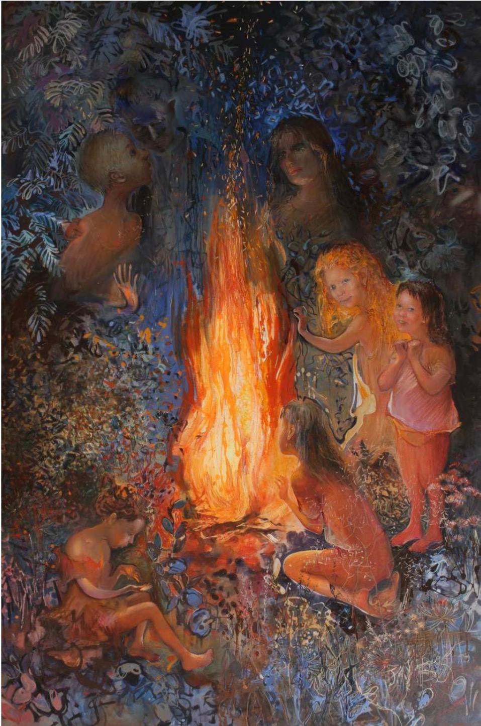 Serie "Predicciones" 150x100cm Acrílico, óleo, lienzo