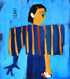 Follow me, 80x70cm, oil on canvas