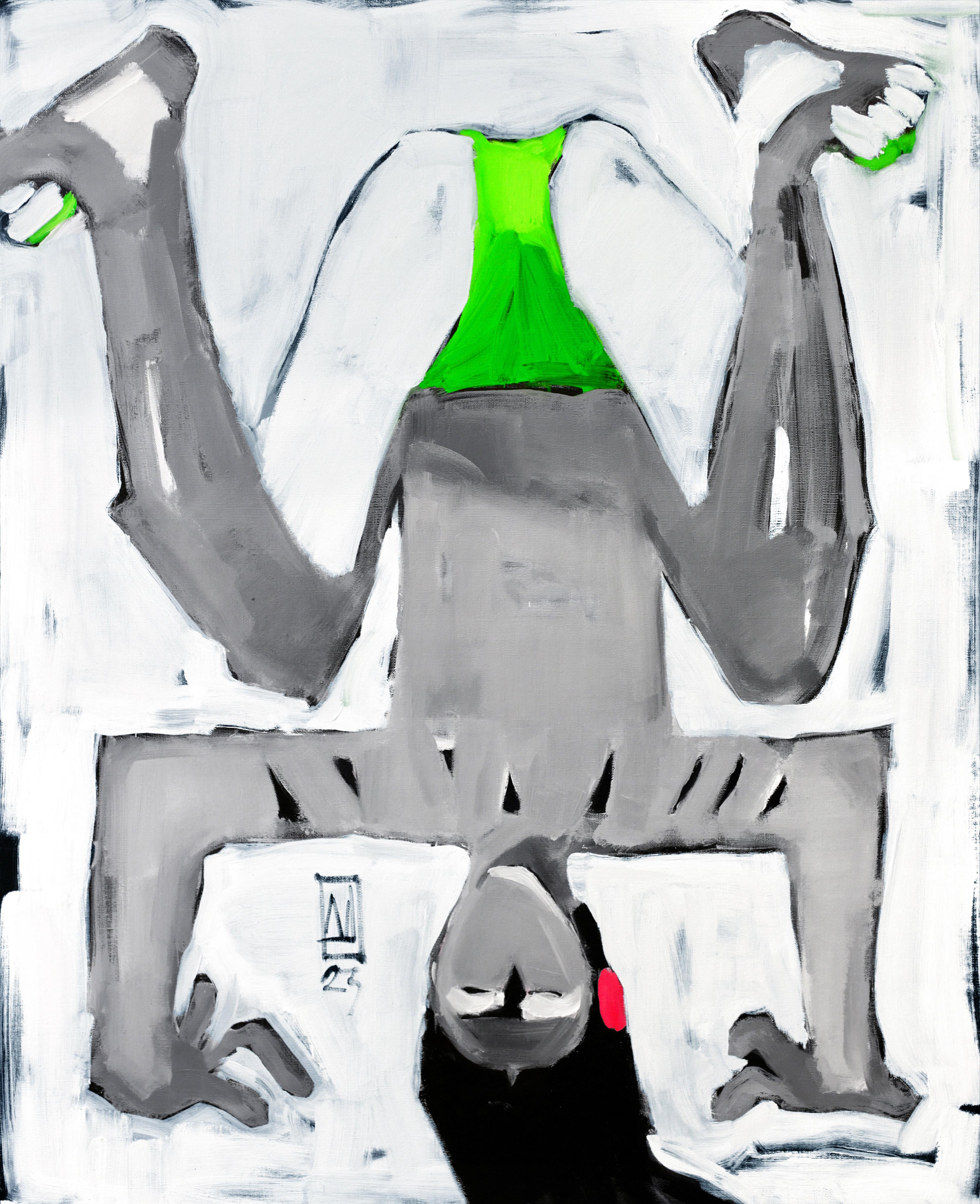 How are you , 100x80cm, oil on canvas - Art by Anastasiia Danilenko