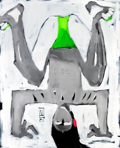 How are you , 100x80cm, oil on canvas