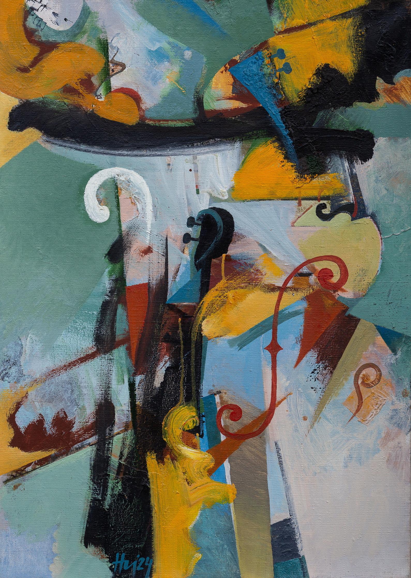 Ivan Nesvetailo Figurative Painting - Dedication  , 70x50 cm, oil on canvas