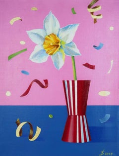 Holiday, 40x30 cm, Canvas, acrylic, gold leaf