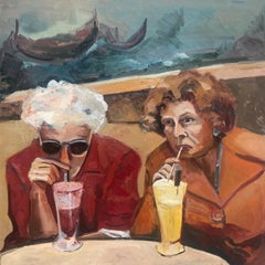 Gioventù 3, 70x70 cm, olio su tela