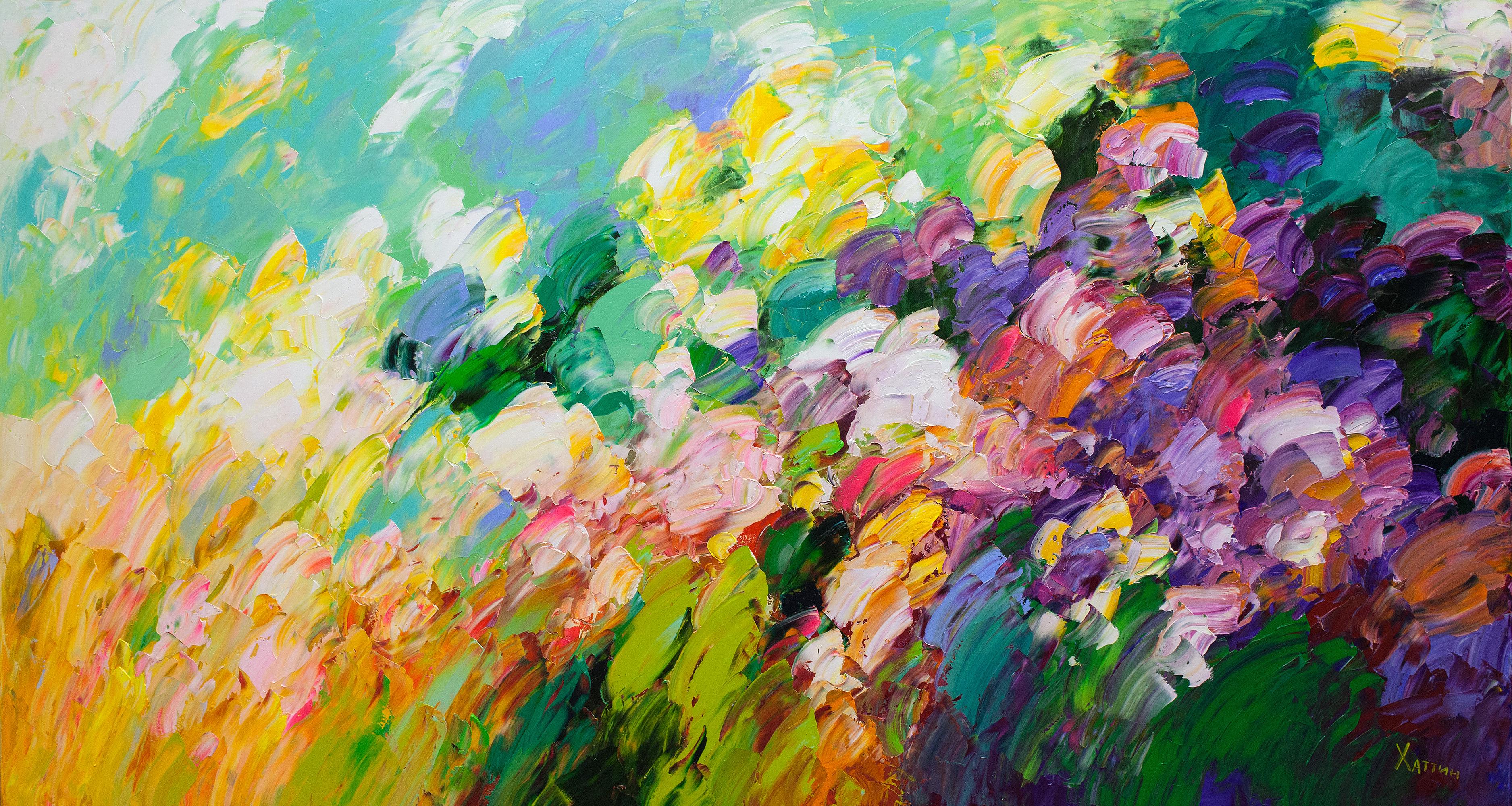 Landscape , 80x150 cm, oil on canvas