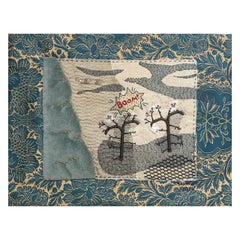 Soft picture “Boom”, 2024 Textile 35x45cm, embroidery