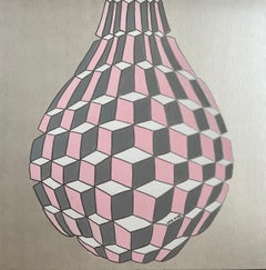 A tear, 80x80cm, acrylic on canvas