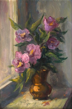 Syrian roses, 46x30 cm, oil on canvas