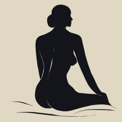 Nude , 50x50cm, print on canvas.Edition 20 pcs.