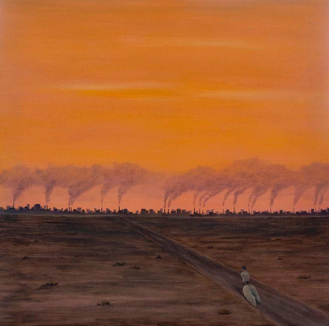 N194 , 50x50cm, oil on canvas - Art by Lana Bergh