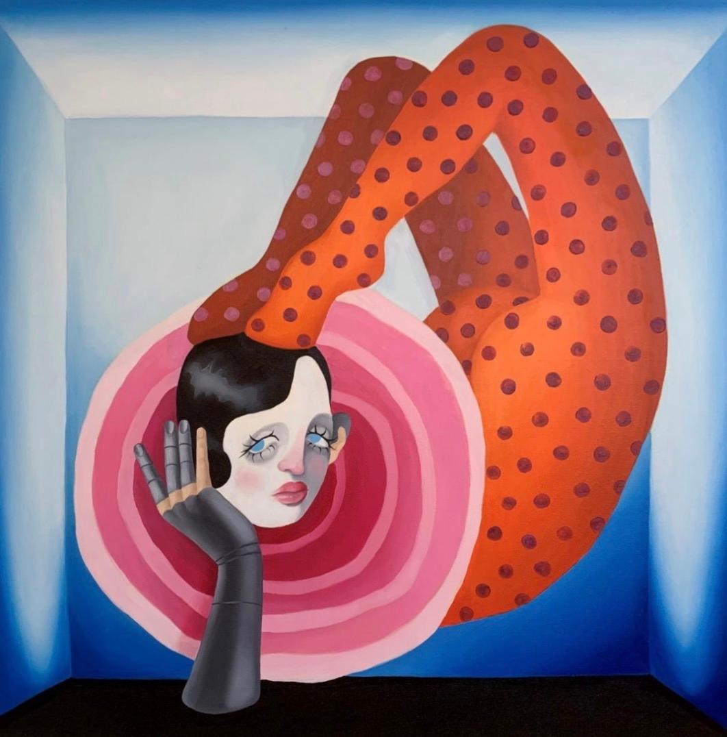 Circus, 100x100cm, oil on canvas