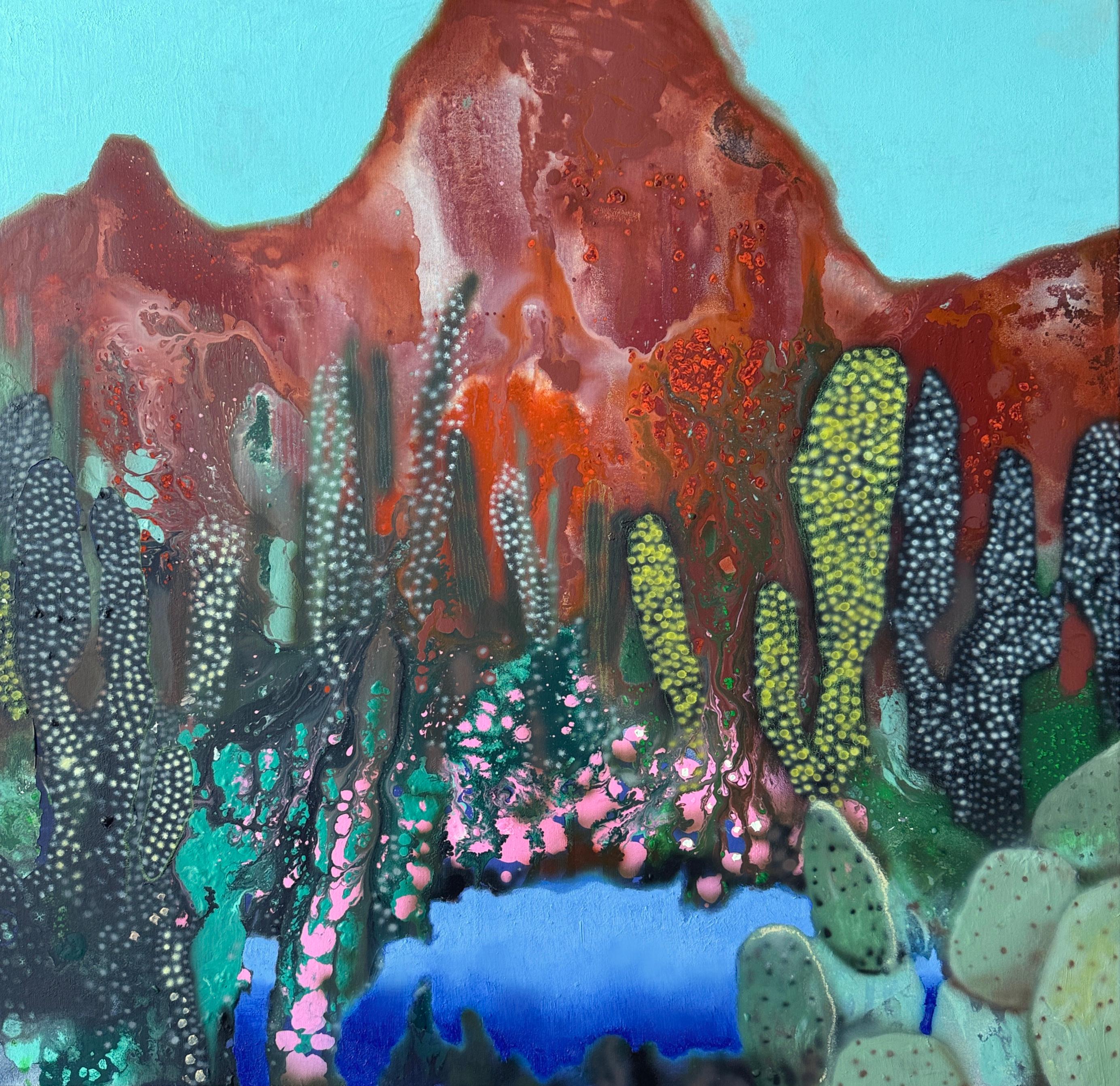 Life, 100x100 cm, acrylic  on canvas