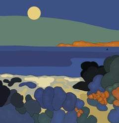 Nina Tsoriti - Seascape , 70x70cm, print on canvas.Edition 20 pcs. Used Seascape , 70x70cm, print on canvas.Edition 20 pcs.