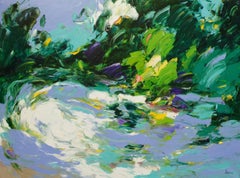 Paysage , 90x120 cm, huile sur toile