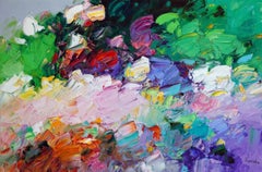 Paysage , 60x90 cm, huile sur toile