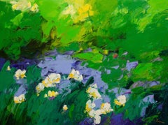 Paysage , 90x120 cm, huile sur toile