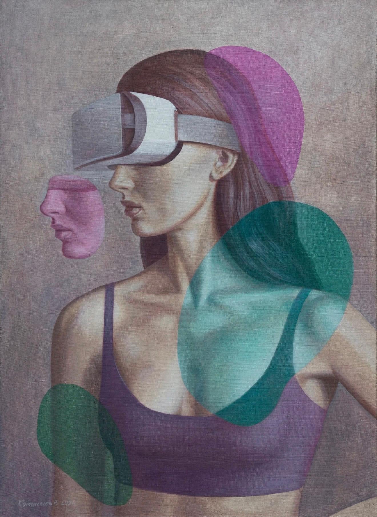 Visionario, 90x65cm, Acrílico sobre lienzo