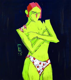 Anastasiia Danilenko - Mondlicht, 80x70cm, Öl auf Leinwand Mondlicht, 80x70cm, Öl auf Leinwand