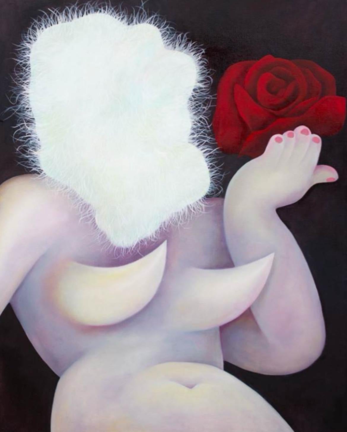 Bloom Oil on Canvas Painting, 100x80cm, New Condition