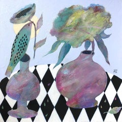 Valentina Mir - Wächter, 40x40 cm, Acryl auf Leinwand Wächter, 40x40 cm, Acryl auf Leinwand