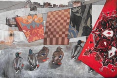 Shelter, 80x120 cm, oil on canvas