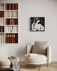 Smoking , 50x50cm, print on canvas.Edition 20 pcs.