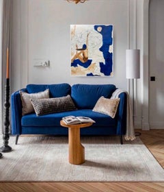 Mensaje, 120x100 cm, óleo, acrílico, carbón, lienzo