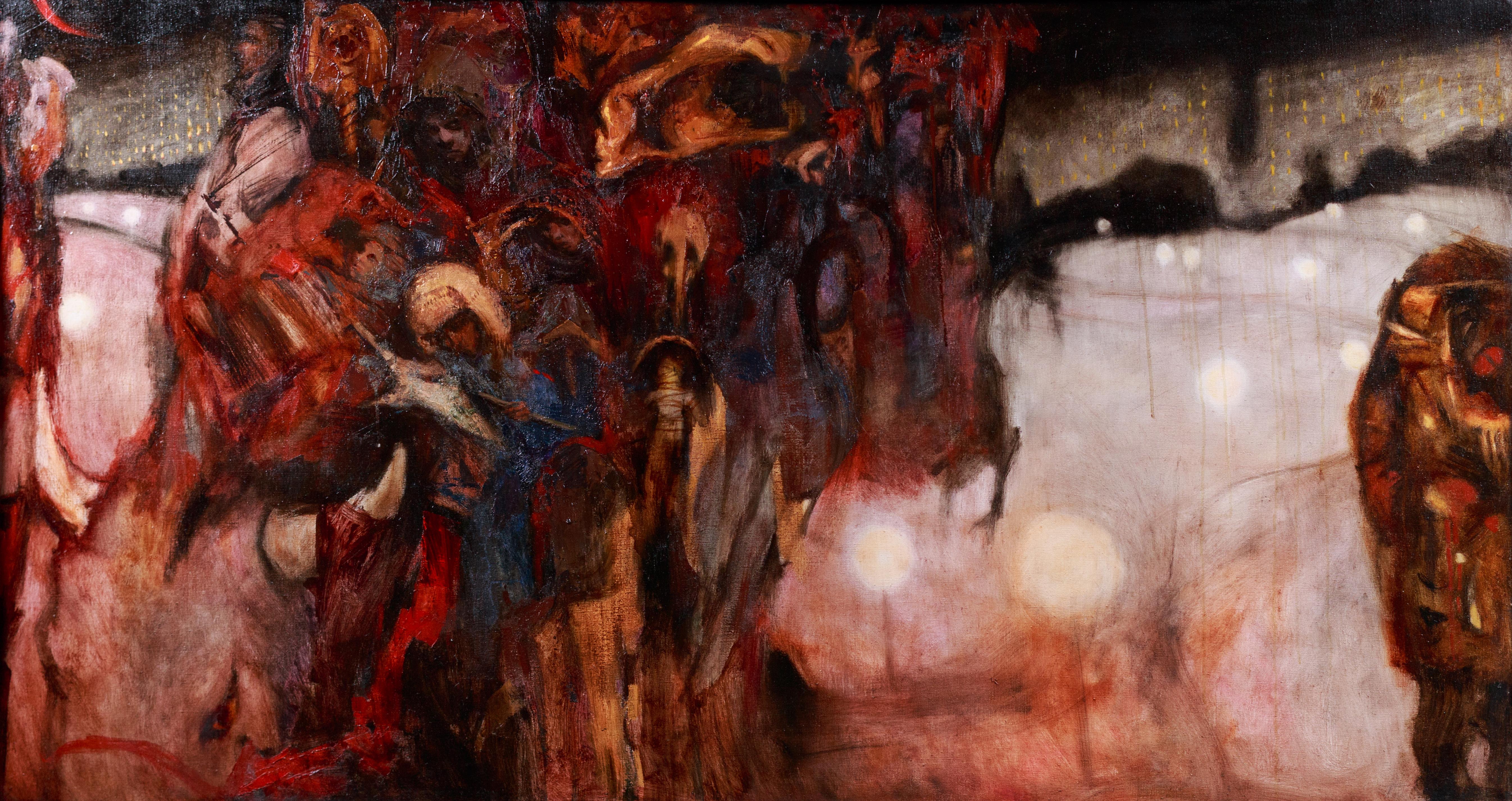 Camino , 90х172 cm, óleo sobre lienzo