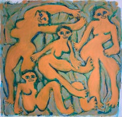 Untittle, 110x105 cm, Acryl, Leinwand