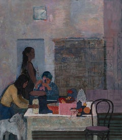 Sunday morning , 150x130 cm, oil on canvas