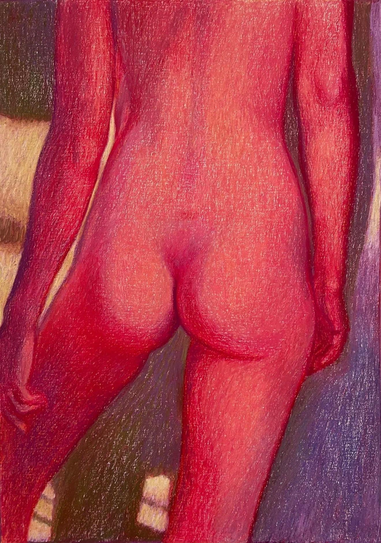 #23, 70x50 cm, acrylic, pastel, canvas