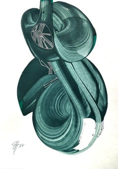 serie "Configurazioni non standard", 42x30 cm, acrilico su carta