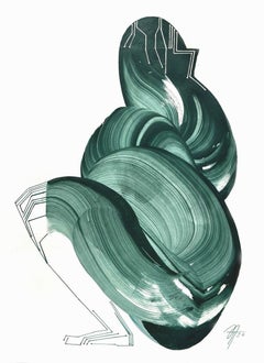 series "Non-standard configurations", 42x30 cm, acrylic on paper