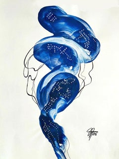 Female , 40x30 cm, acrylic on paper, marker