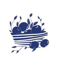 Blaues Stilleben, 50x50cm, Druck auf Leinwand, Auflage 20 Stück.