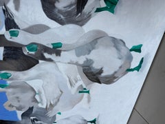 Guests, 80x120 cm, oil on canvas